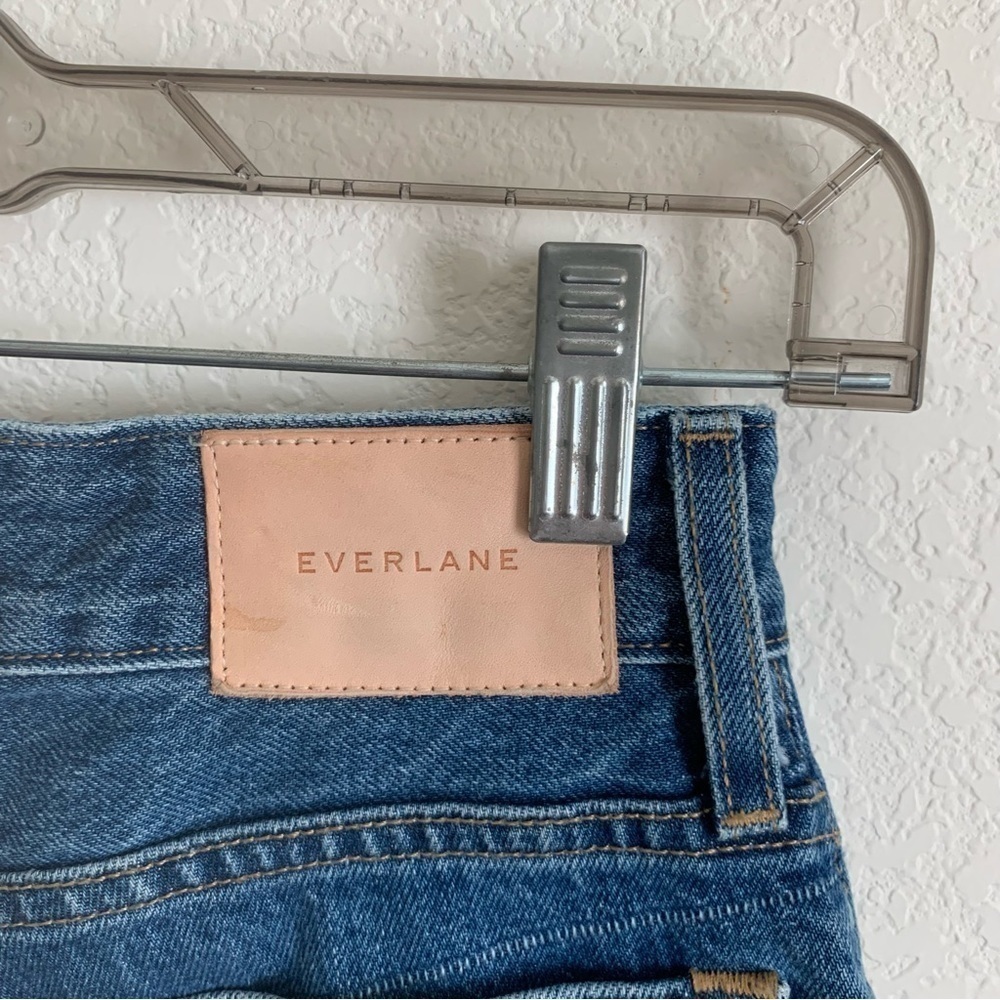 Everlane womens blue the curvy 90s cheeky straight button fly jeans - Picture 9 of 9